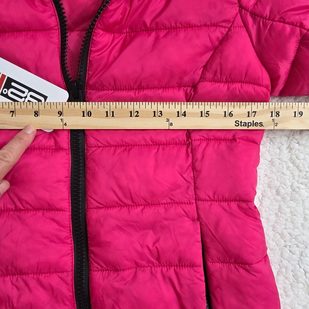 32 Degrees Heat Cool Pink Yarrow Puffer Jacket Lightweight Full Zip XS‎ - Picture 3 of 8